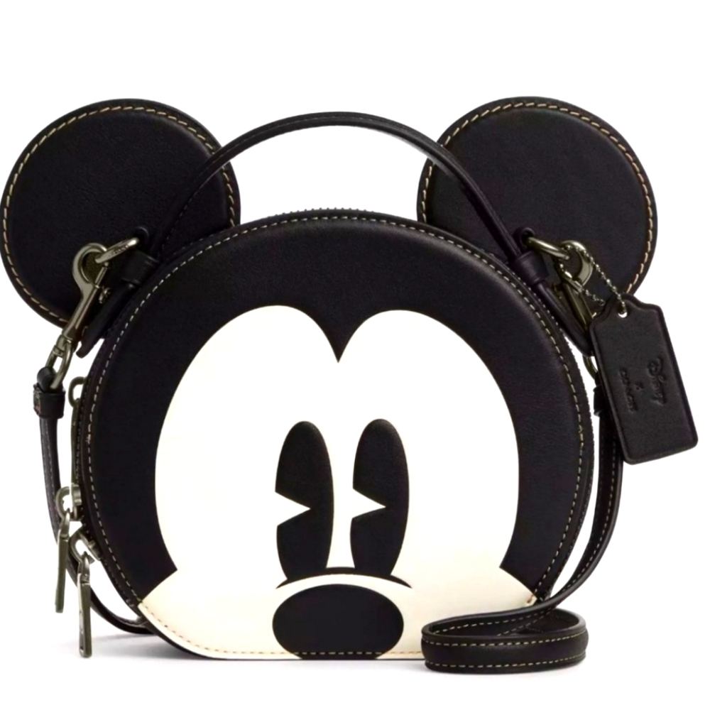 BNWT Coach X Disney Mickey Mouse Face Bag